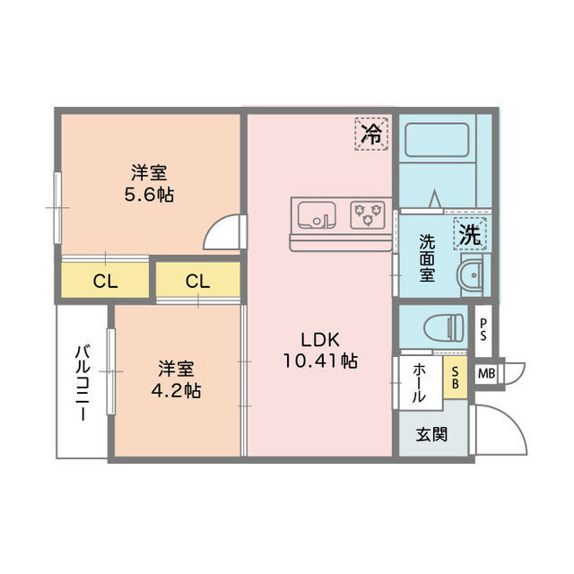 ヴェルデ大森の間取り