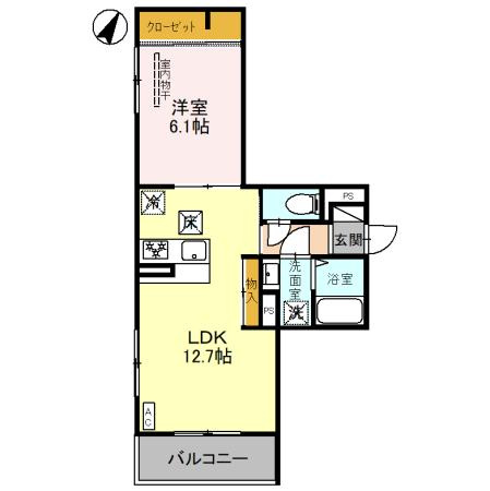 プリメーラ荒田の間取り