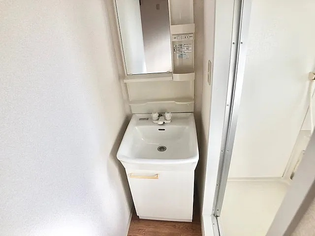 中田ハイツの独立洗面台