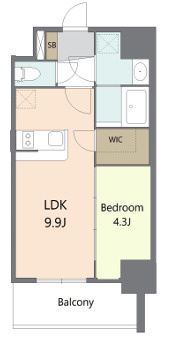 ソルテラスKOBEの間取り