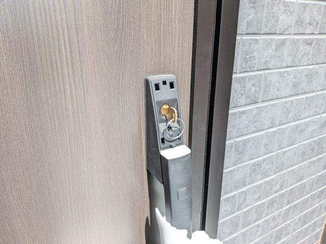 小美玉市清風台団地第6の玄関