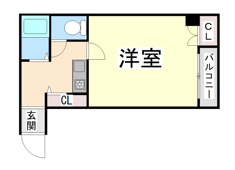 ブロスコート住吉の間取り