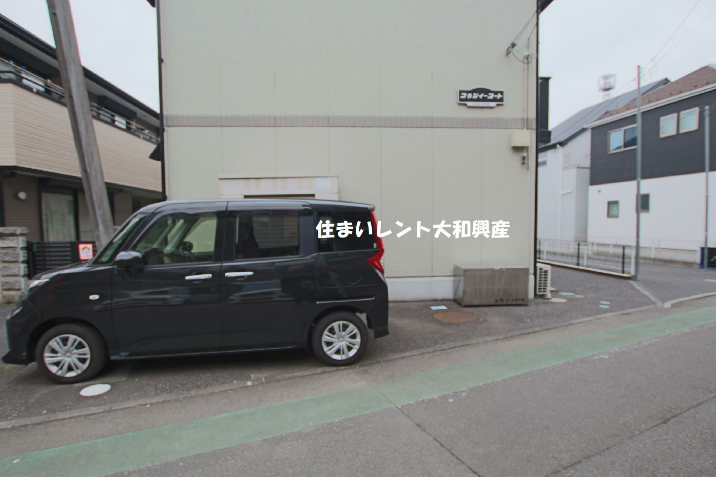 コウジィーコートのエントランス