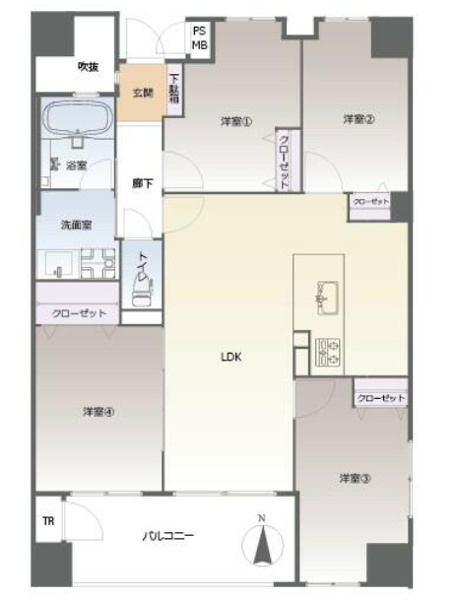 【間取り】 | ファーネスト西新南☆仲介手数料無料☆