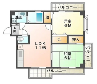 【間取り】 | 【S造一括マンション】千葉市花見川区畑町