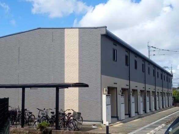 レオパレスグレイス上津Ⅱの外観|外観もきれいです