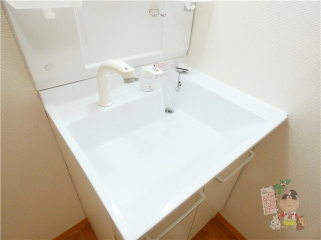 並木町戸建の洗面所