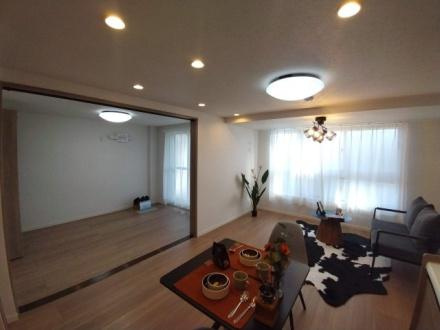 ダイアパレス青梅新町の居間・リビング|施工例です。