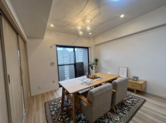 新松戸ハイツの居間・リビング|施工例です