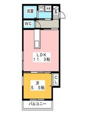 メゾンクラッセ愛宕南の間取り