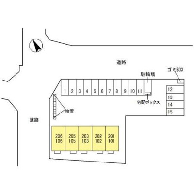 【区画図】 | D-roomｳﾞｨｳﾞｧﾝⅡ