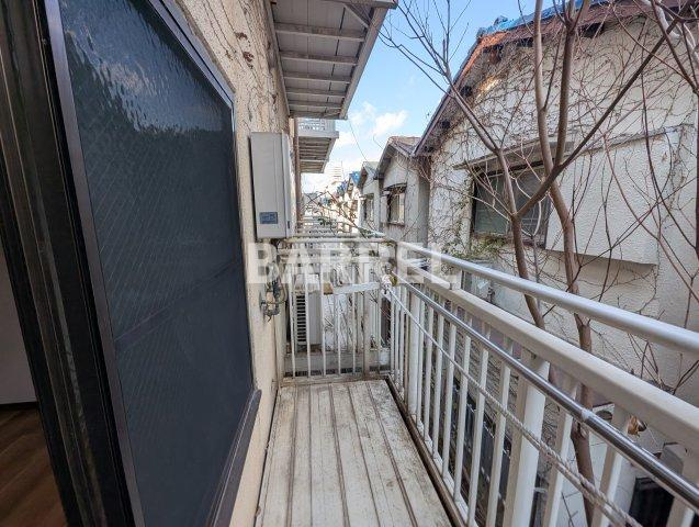 川西ハイツのバルコニー