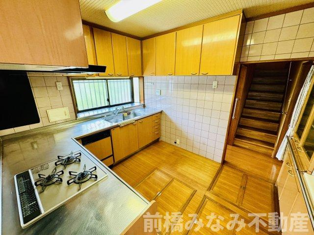 【中古】前橋市川曲町　３LDK＋S※複層ガラス◎のキッチン|きれいなキッチンです