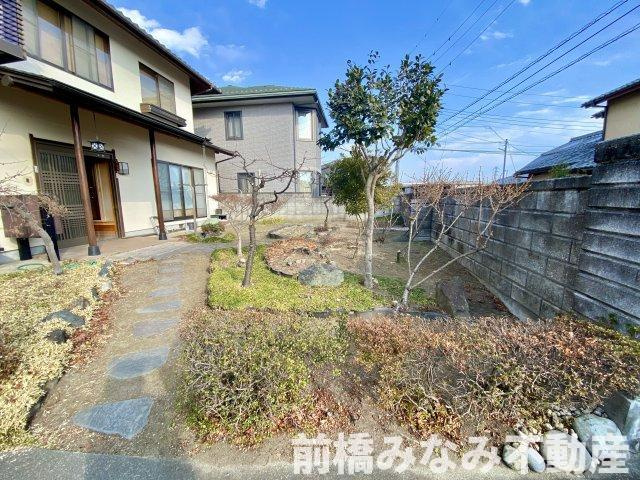 【中古】前橋市川曲町　３LDK＋S※複層ガラス◎の庭|お庭で自由な時間を過ごせます