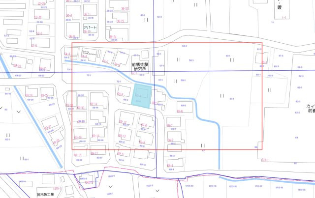 【中古】前橋市川曲町　３LDK＋S※複層ガラス◎の地図