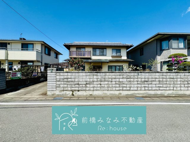 【中古】前橋市川曲町　３LDK＋S※複層ガラス◎の外観|外はこのようになっています