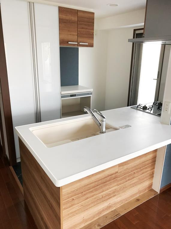 デュオガーデン柏見晴らしの丘のキッチン