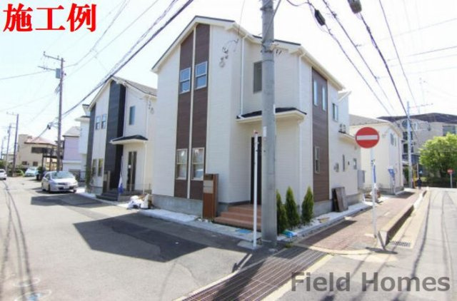 厚木市愛名新築戸建て　2号棟の外観|外観施工例