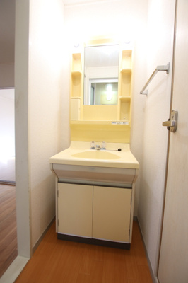 忙しい朝にうれしい洗面化粧台付