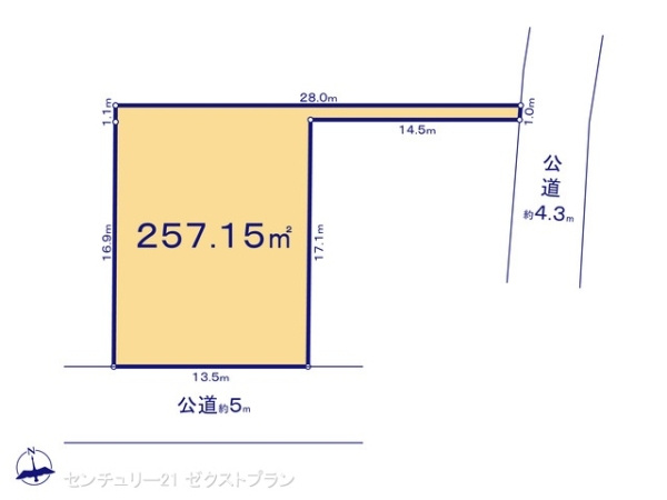 伊勢崎市西久保町３丁目の売地
