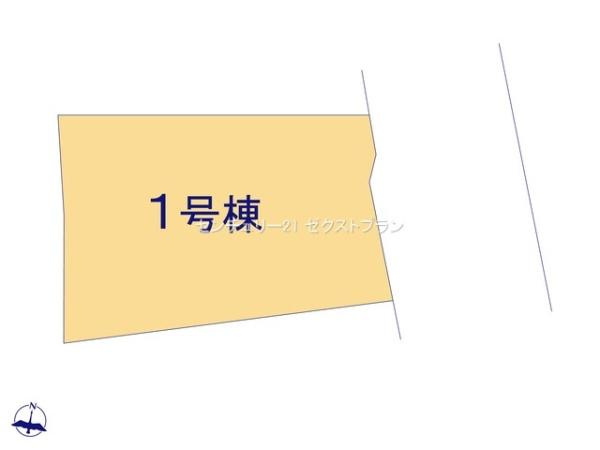 高崎市常盤町1期 1号棟の区画図|区画図