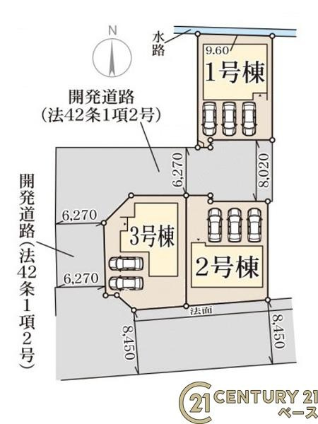 リーブルガーデン中筋出作 ２号棟 ／新築一戸建の区画図|■こちらの物件は２号棟です！■