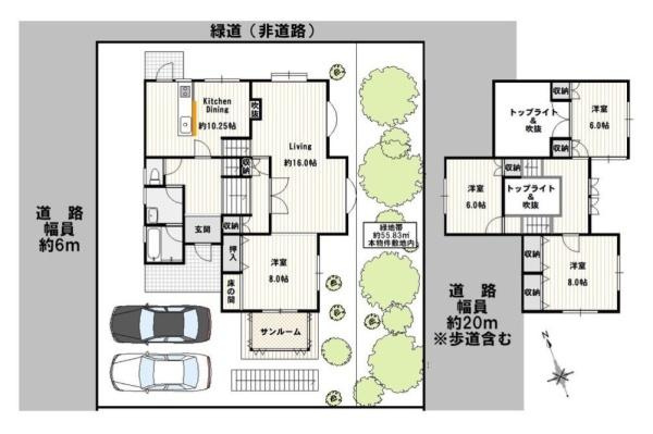 北葛城郡王寺町明神１丁目　一戸建の間取り