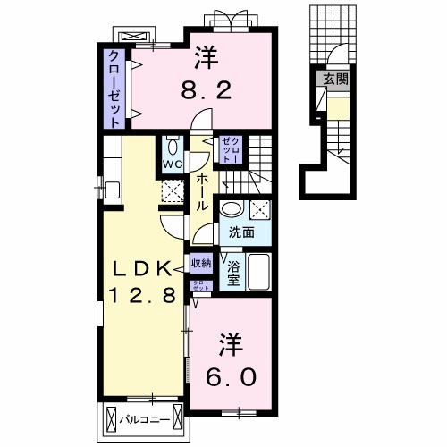 【間取り】 | クラールプレディエＤ
