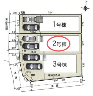 【区画図】 | クレイドルガーデン池田市豊島南第５ | 区画図