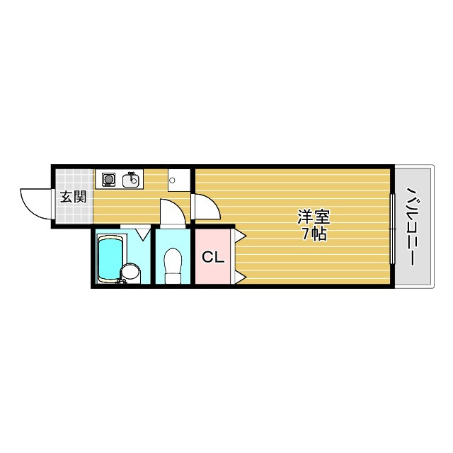 末広15番館の間取り
