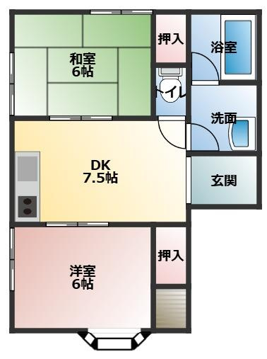 ボン・セジュールの間取り