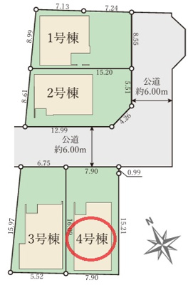 【区画図】 | Terrechez大津市雄琴１期 | 区画図