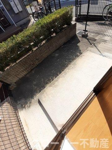 オレンジパレス１号棟のバルコニー