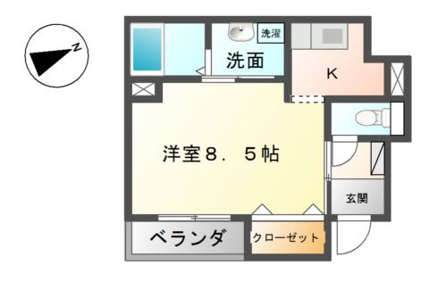 メゾンコンフォースの間取り