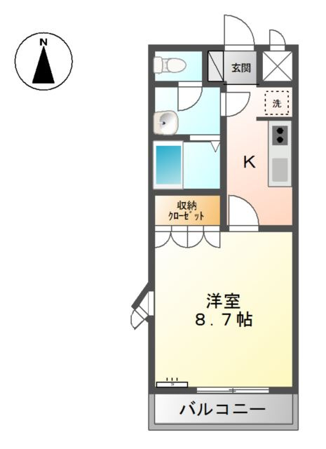 ジュネス祇園の間取り