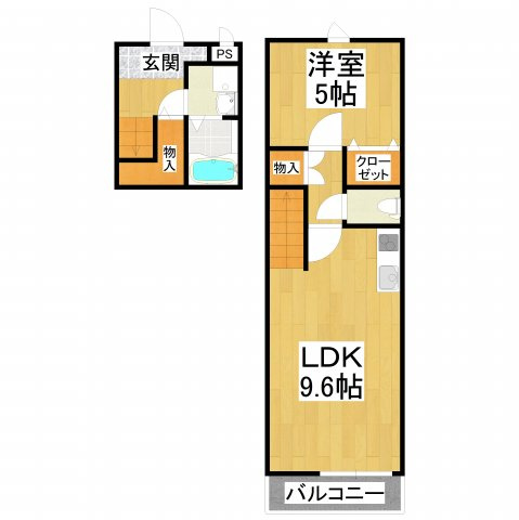 【間取り】 | スリーハーブズ狭山Ⅱ番館