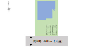 戸建 所沢市小手指南６丁目の区画図