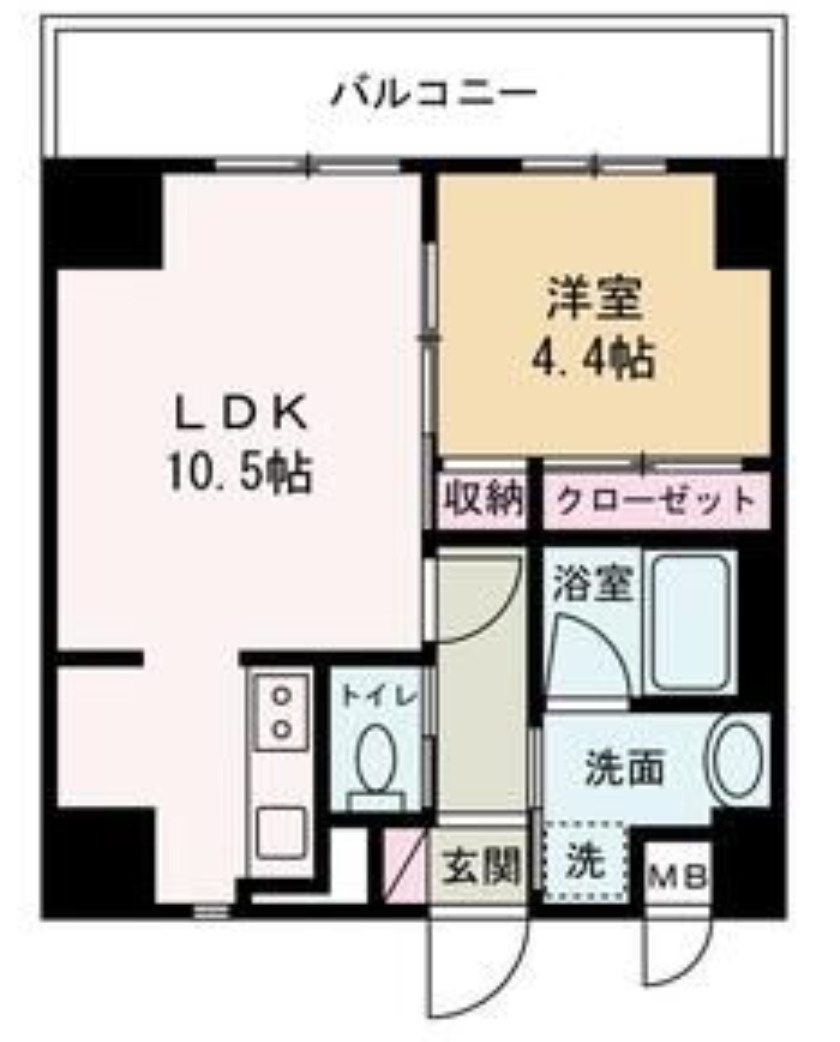 GLANZ高尾町の間取り