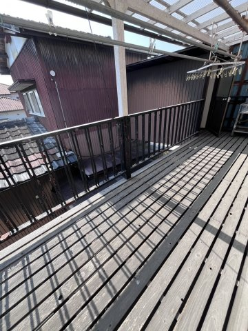 足利市伊勢町４丁目の一戸建てのバルコニー