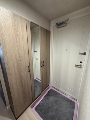 南薬院パークマンションの玄関