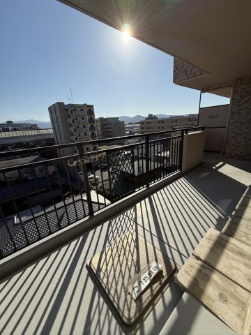 姪浜パークホームズのバルコニー