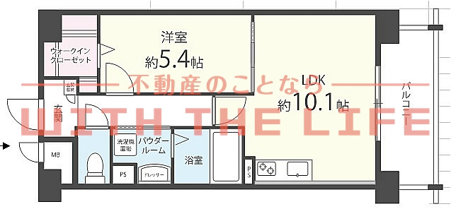 ラフレシーサ医大通り【10,000円キャッシュバック対象物件】の間取り