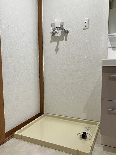 チサンマンション円山公園の洗面所|洗濯機置場