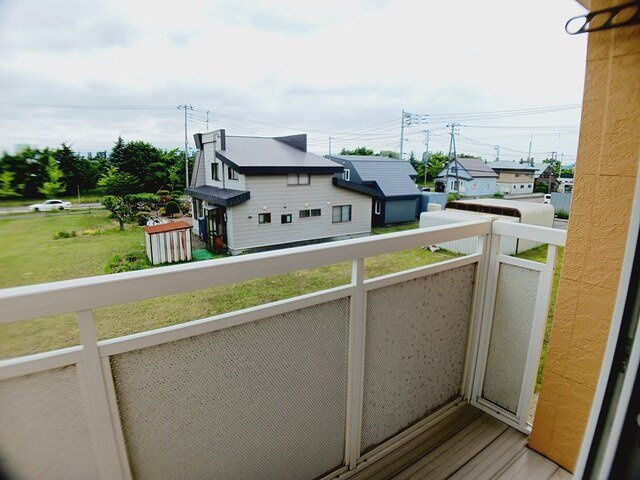 フランミルトマンションＡのバルコニー