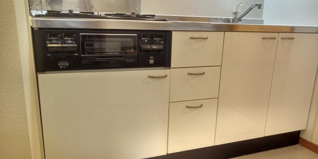 レオパレスサンシロイシの内装|キッチン下