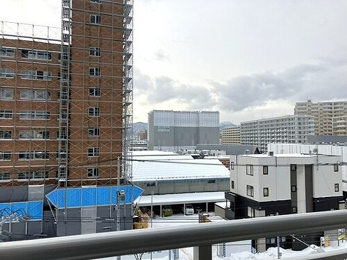 ライオンズステーションタワー東札幌のバルコニー|バルコニーからの眺望