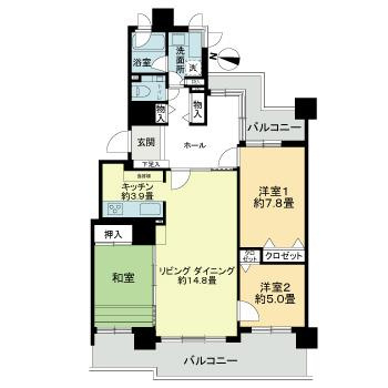 ライフプラザ北２条の間取り