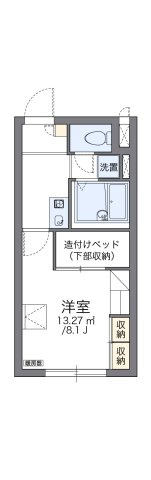 レオパレスコラソンⅡの間取り