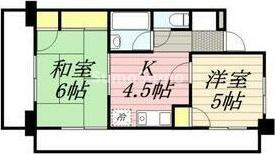 ダイナコート県庁前の間取り
