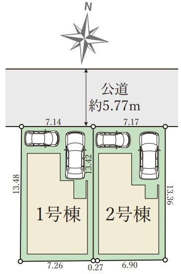 神戸市垂水区西舞子9丁目の区画図
